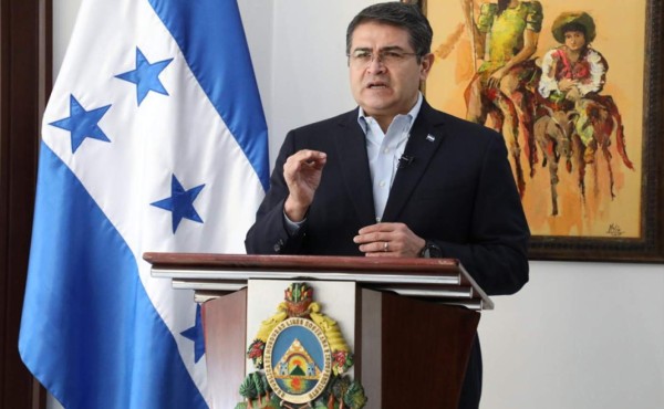 Presidente Juan Orlando Hernández rechaza que Honduras sea un 'narcoestado'